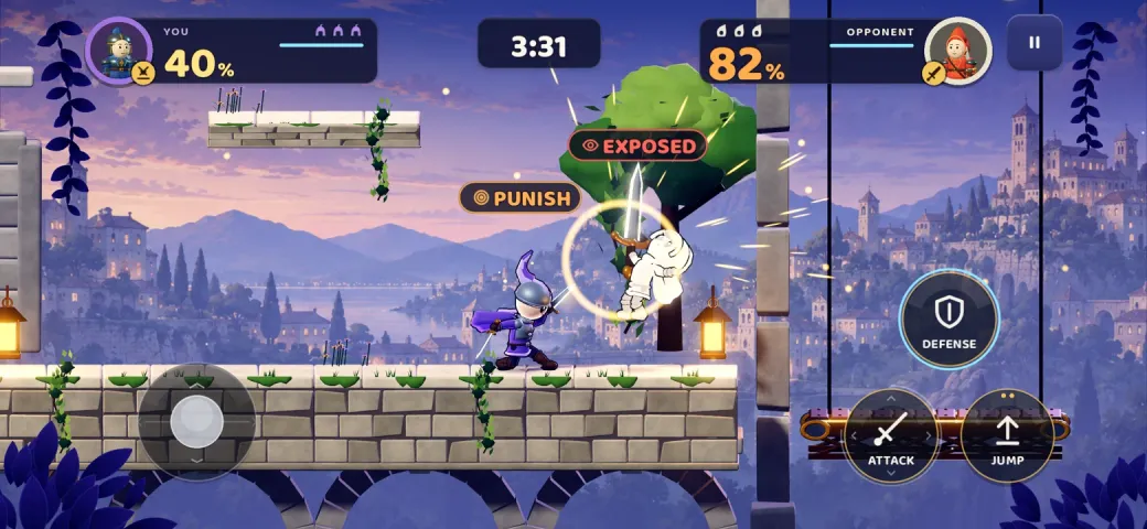 Les Duellistes gameplay on iPhone — scene 2